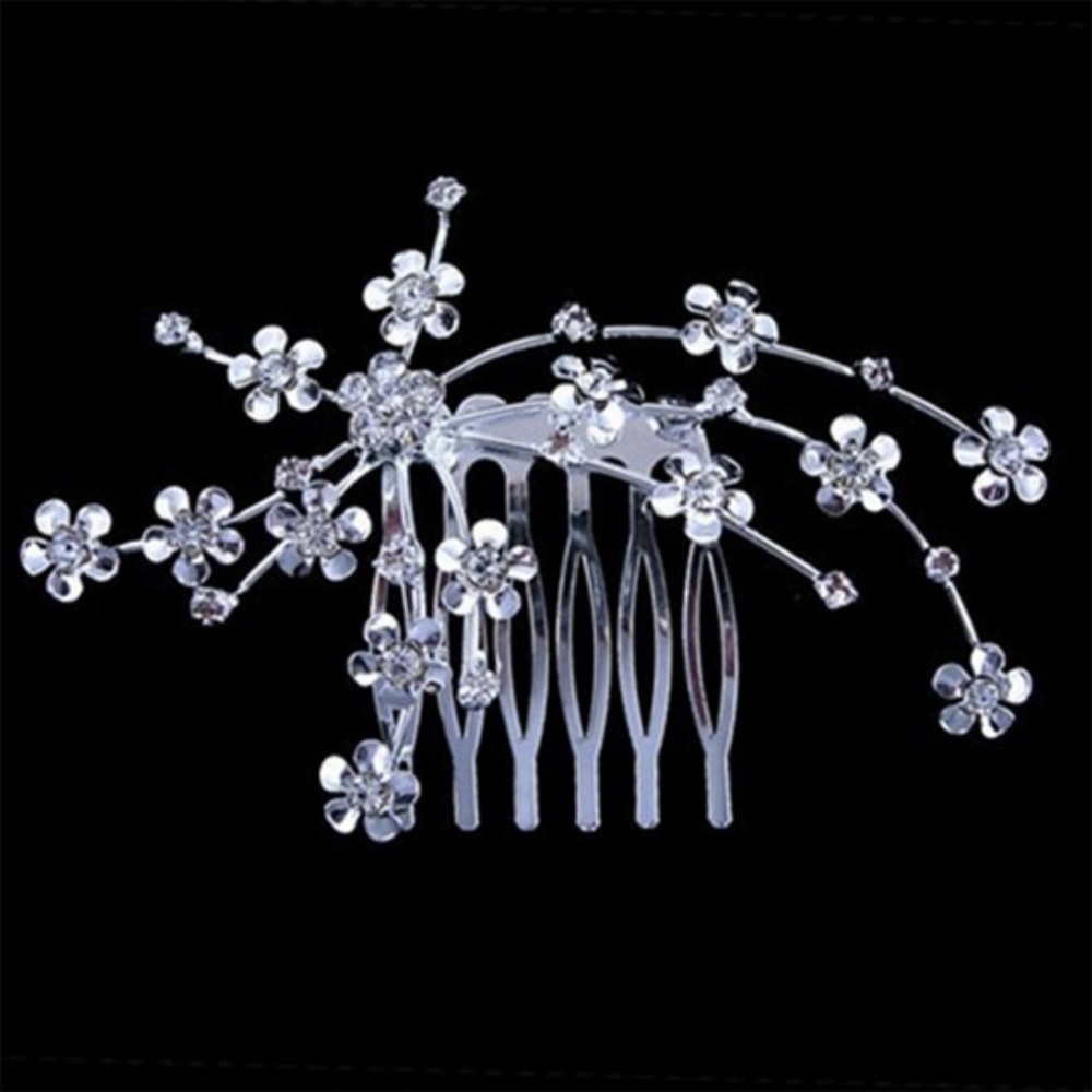 Crystal Bridal Hair Comb Hair Accessory - Picture 2 of 3